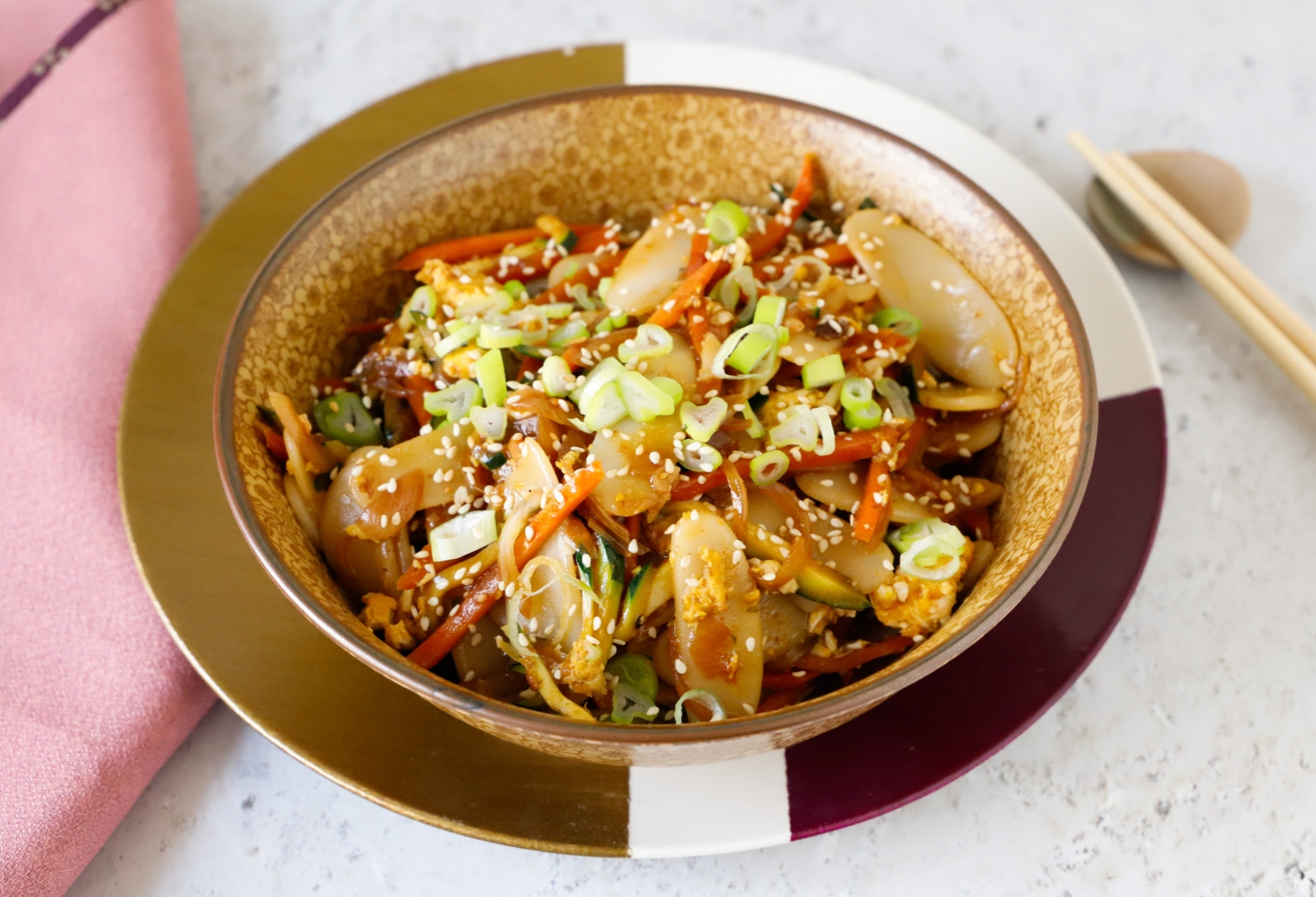 Gnocchi di riso cinesi con verdure saltate – Le ricette di Michi