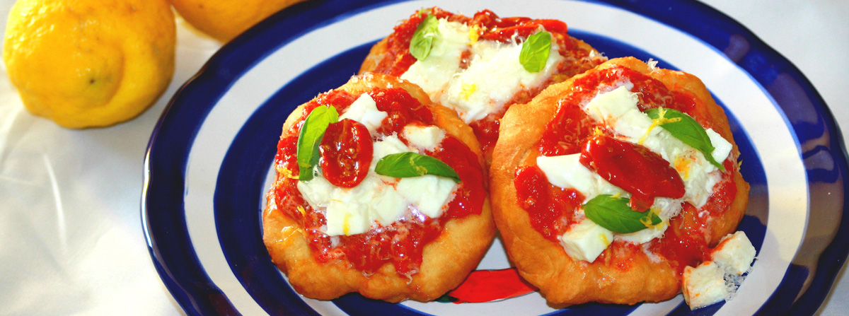 Pizza Fritta Al Profumo Di Limone Saporie